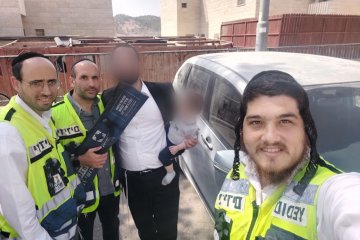 ביתר עילית: בת שנה ננעלה ברכב וחולצה בשלום על ידי מתנדבי ידידים • “תוך ארבע דקות מקבלת הקריאה חילצנו את הילדה בשלום”