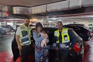 אשדוד: תינוקת ננעלה בשגגה ברכב, מתנדבי ידידים חילצו אותה בשלום • “שיתוף הפעולה של המתנדבים בחילוץ היה מדהים”