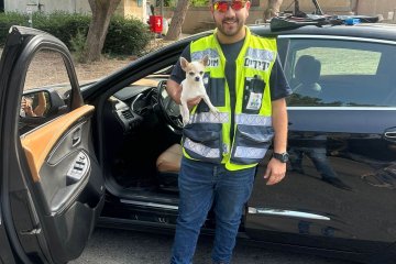 קיבוץ פלמחים: מתנדב ידידים חילץ בשלום כלב שננעל ברכב • “סיפוק גדול להציל בעל חיים, ולסייע לבעליו