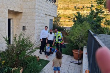 גבעת זאב: רגלו של ילד נלכדה בדוושת אופניים, מתנדבי ידידים חילצו את הרגל בבטחה