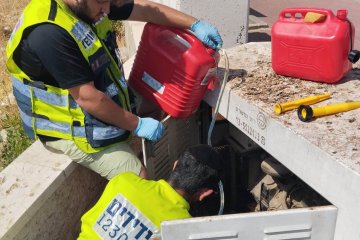 גני מודיעין: מתנדבי ידידים הגיעו לסייע בשאיבת דלק שגוי מתוך גנרטור החירום של הישוב • “התנענו בשלום את גנרטור החירום של תאורת היישוב והמקלטים”