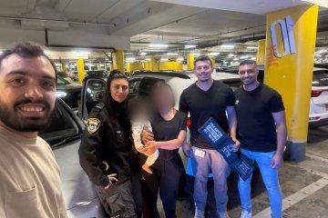 אשדוד: תינוקת ננעלה בשגגה ברכב, מתנדבי ידידים חילצו אותה בשלום • בידידים קוראים להורים לאמץ “כלל מפתח”