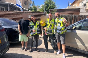 קרית גת: פעוט ננעל ברכב וחולץ בשלום ע”י מתנדבי ידידים