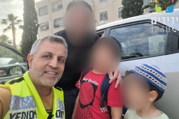 מעלה אדומים: תינוק ננעל בשגגה ברכב, מתנדב ידידים חילץ אותו בשלום