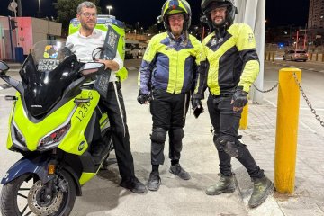 אירוע חריג בשועפט: עצור ננעל בשגגה בניידת משטרה, מתנדבי ידידים חילצו אותו בשלום • ״השוטרים שיבחו את הארגון ואת המענה המהיר״