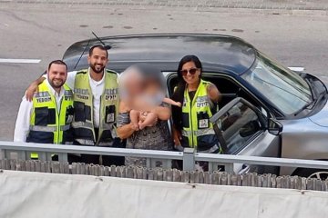 חריש: תינוקת ננעלה בשגגה ברכב, מתנדבי ידידים חילצו אותה בשלום • ״אושר גדול לחלץ ולעזור לאנשים״