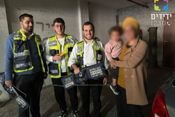 חילוץ כפול ומוצלח בהר־חומה: פעוטה וכלבה ננעלו לבדן ברכב וחולצו בשלום ע”י מתנדבי ידידים