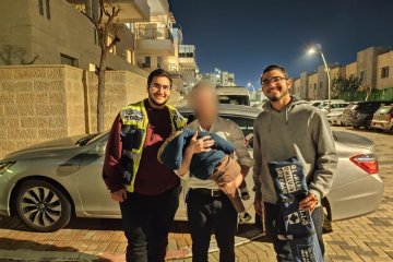 קריית מלאכי: פעוט ננעל בשגגה ברכב, מתנדבי ידידים חילצו אותו בשלום • “הרגשת סיפוק אדירה לעזור למישהו״