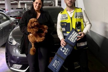 אשדוד: כלב ננעל בשגגה ברכב, מתנדב ידידים חילץ אותו בשלום • צפו 🎥