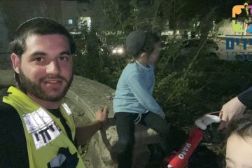 חצור: רגלו של ילד נלכדה בדוושת אופניים, מתנדב ידידים חילץ אותה בבטחה