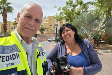 אילת: כלב ננעל בשגגה ברכב, מתנדב ידידים חילץ אותו בשלום • ״אין אושר גדול מזה״