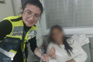 אליכין: טבעת נתקעה על אצבעה של אישה – מתנדבת ידידים חילצה את האצבע בשלום