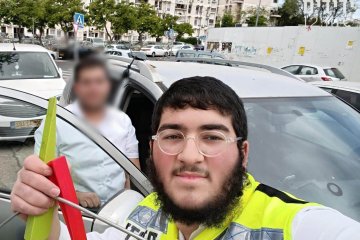 שמואל הנביא: צמד תינוקות ננעלו לבדם ברכב וחולצו בשלום על־ידי מתנדב ידידים