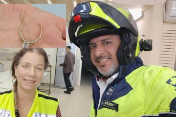 רמת גן: טבעת נתקעה באצבעה של אישה וחולצה על ידי מתנדבי ידידים • “מרגש להיות האיש הנכון, במקום הנכון ובזמן הנכון” • צפו 🎥