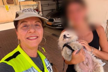 רמת גן: כלב ננעל ברכב בשגגה לעיני בעליו, מתנדבת ידידים חילצה אותו בשלום • “בעלת הכלב הודתה לי בהתרגשות רבה”