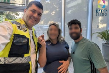 רמת גן: זוג טבעות נתקעו באצבעה של אישה בהריון, מתנדב ידידים שחרר אותן בשלום • ״זו תחושה מדהימה להתחיל איתה את היום״
