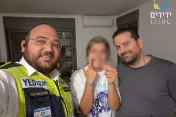 קרית־היובל: טבעת נלכדה באצבעה של אישה וחולצה בשלום על־ידי מתנדבי ידידים • “הבעל מתנדב בצוות שלי”