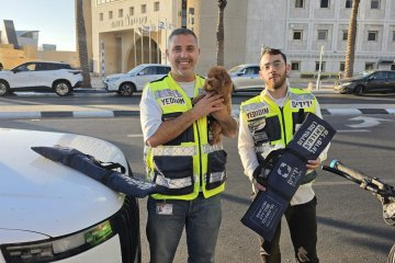 אשדוד: כלב ננעל בשגגה ברכב, מתנדבי ידידים חילצו אותו בשלום • ״אתם מלאכים אמיתיים אין כמוכם״