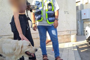 שדרות: כלבה ננעלה בשגגה ברכב, מתנדב ידידים חילץ אותה בשלום • ״זה תמיד מספק לסייע״