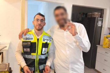 גבעת וושינגטון: טבעת נתקעה באצבעה של גברת, מתנדב ידידים חילץ אותה מן האצבע בשלום • “כשהגעתי ראיתי אצבע נפוחה וטבעת שלחצה עליה”