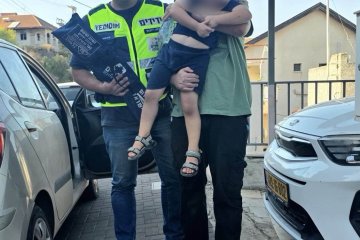 טבריה: ילד ננעל ברכב וחולץ בשלום ע”י מתנדב ידידים