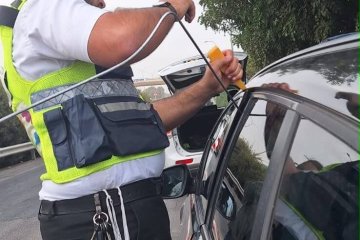 כביש 6: כלב ננעל בשגגה ברכב, מתנדב ידידים חילץ אותו בשלום • ״לא חשבתי פעמיים, עצרתי את הקניות לשבת ויצאתי לחילוץ״