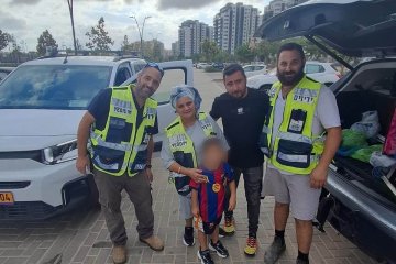 קרית גת: ילד נלכד בחגורת הרכב, מתנדבי ידידים חילצו אותו בשלום • ״אין עליכם״