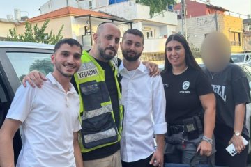 בת ים: שתי פעוטות ננעלו בשגגה ברכב, מתנדבי ידידים חילצו אותן בשלום